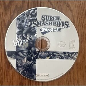 Super Smash Bros. Brawl (Nintendo Wii, 2008) Disc Only